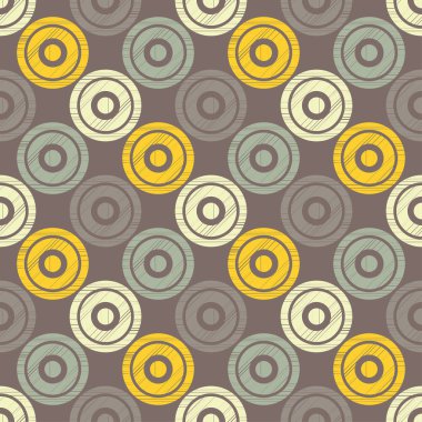 Polka dot seamless modeli. Geometrik arka plan. Nokta, daireler ve düğmeler. extile uyum.