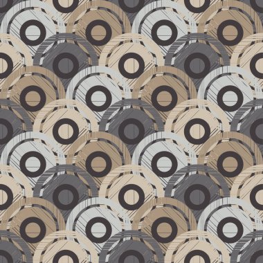 Polka dot seamless modeli. Geometrik arka plan. Nokta, daireler ve düğmeler. extile uyum.