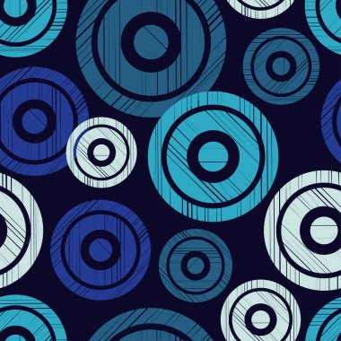 Polka dot seamless modeli. Geometrik arka plan. Nokta, daireler ve düğmeler. extile uyum.