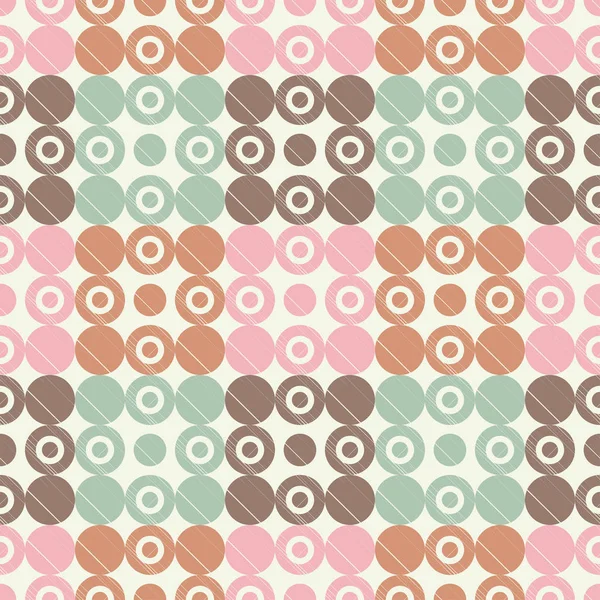 Modèle Sans Couture Pois Fond Géométrique Pois Cercles Boutons Relation — Image vectorielle