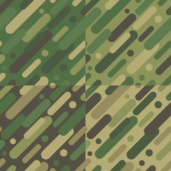 Бесшовный Векторный Фон Камуфляжной Структурой Военные Цвета Зелено Оливковая Гамма — стоковый вектор