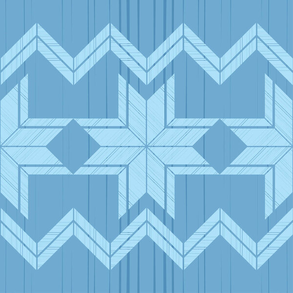 Seamless vector background with decorative snowflakes. Winter pattern. Textile rapport.