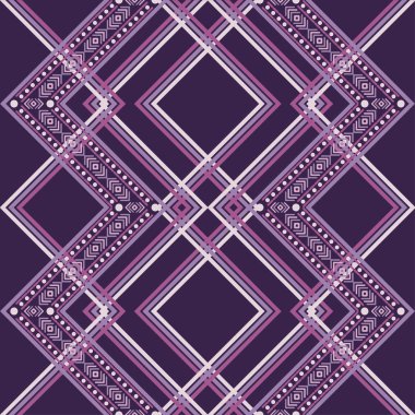 Etnik boho seamless modeli. Dantel. Geleneksel süs. Geometrik arka plan. Kabile desen. Halk motif. Tekstil rapport.