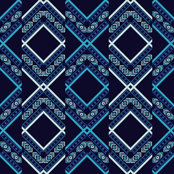 自由奔放に生きる民族のシームレスなパターン レースです 伝統的な飾り 幾何学的な背景 部族のパターン 民俗モチーフ 繊維関係 — ストックベクタ