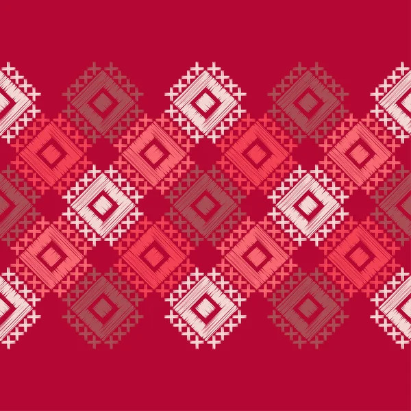 Etnik boho seamless modeli. Nakış. Geleneksel süs. Geometrik arka plan. Kabile desen. Halk motif. Tekstil rapport.