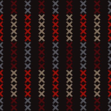 Dikişsiz soyut geometrik desen. Kanaviçe işi. Mozaik doku. Çalışmaları. Kuluçkalık ver. Doku karalamak. Tekstil rapport.