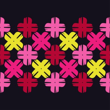 Dikişsiz soyut geometrik desen. Mozaik doku. Çalışmaları. Kuluçkalık ver. Doku karalamak. Tekstil rapport.