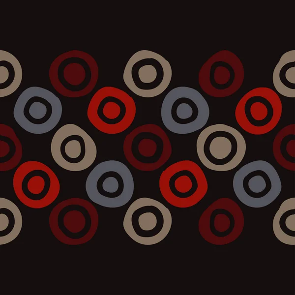 水玉シームレス パターン 幾何学的な背景 ドット ボタン 繊維関係 — ストックベクタ