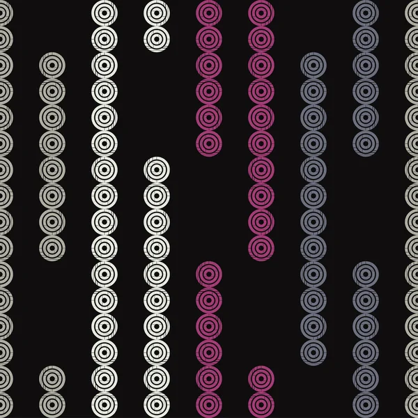 Tupfen Nahtloses Muster Geometrischer Hintergrund Punkte Kreise Und Knöpfe Exil — Stockvektor