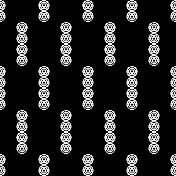 Patrón Sin Costuras Lunares Fondo Geométrico Puntos Círculos Botones Relación — Vector de stock