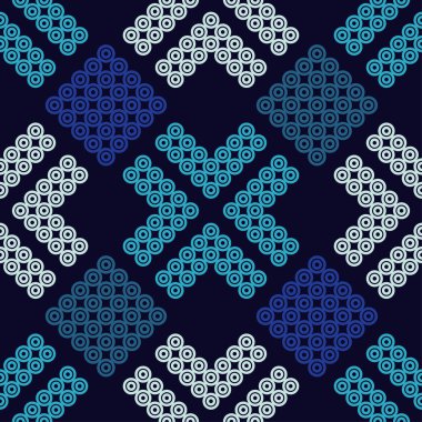 Polka dot seamless modeli. Geometrik arka plan. Nokta, daireler ve düğmeler. extile uyum.