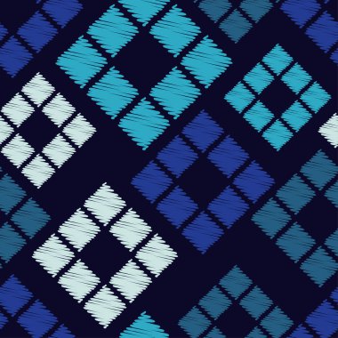 Dikişsiz soyut geometrik desen. Mozaik doku. Çalışmaları. Kuluçkalık ver. Doku karalamak. Tekstil rapport.