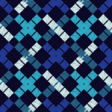 Dikişsiz soyut geometrik desen. Mozaik doku. Çalışmaları. Kuluçkalık ver. Doku karalamak. Tekstil rapport.