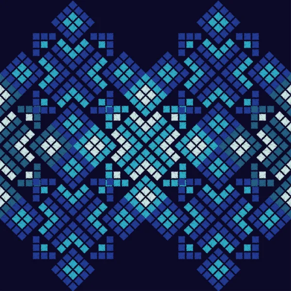 Ethnische Boho Nahtlose Muster Traditionelles Ornament Geometrischer Hintergrund Stammesmuster Volksmotiv — Stockvektor