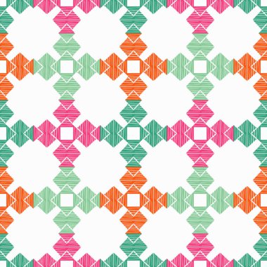 Dikişsiz soyut geometrik desen. Mozaik doku. Çalışmaları. Kuluçkalık ver. Doku karalamak. Tekstil rapport.