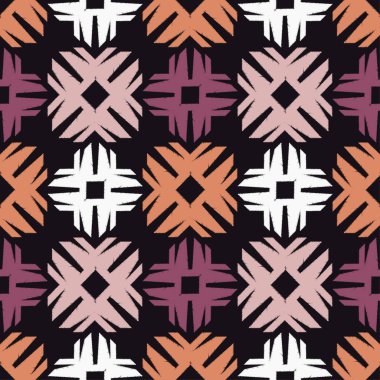 Etnik boho seamless modeli. Geleneksel süs. Geometrik arka plan. Kabile desen. Halk motif. Tekstil rapport.