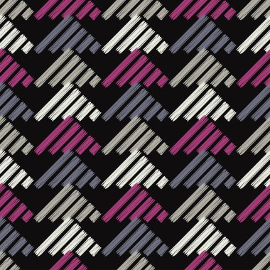 Dikişsiz soyut geometrik desen. Mozaik doku. Çalışmaları. Kuluçkalık ver. Doku karalamak. Tekstil rapport.