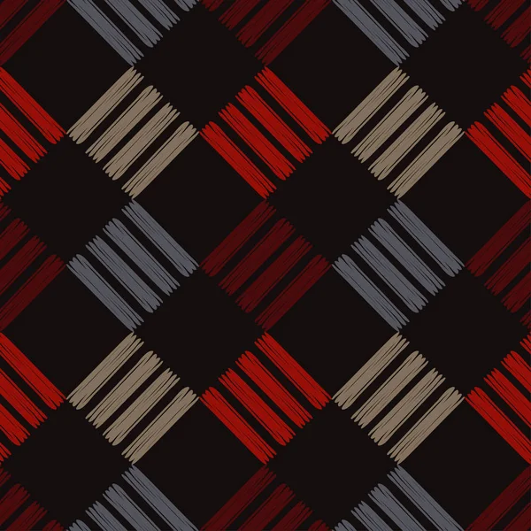 Patrón Geométrico Abstracto Sin Costuras Textura Mosaica Pinceladas Eclosión Manual — Archivo Imágenes Vectoriales