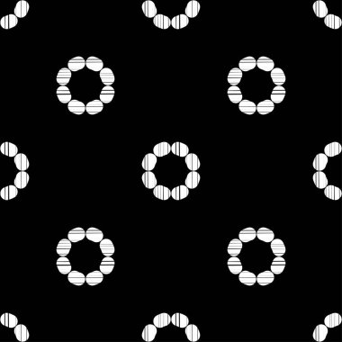 Polka dot seamless modeli. Geometrik arka plan. Nokta, daireler ve düğmeler. extile uyum.