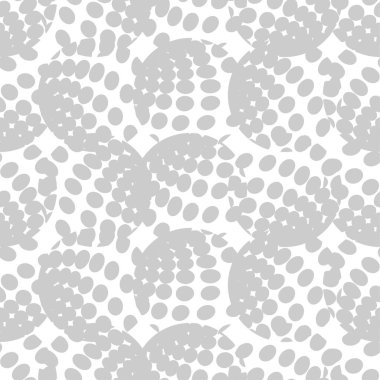 Polka dot seamless modeli. Geometrik arka plan. Çizim bilgisayar. Nokta, daireler ve düğmeler. extile uyum.
