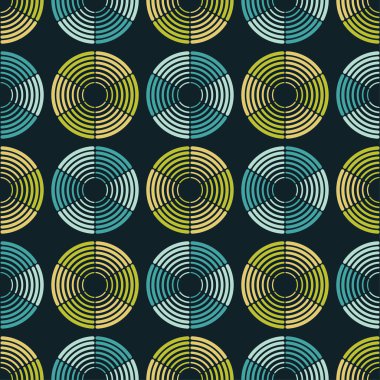 Polka dot seamless modeli. Geometrik arka plan. Nokta, daireler ve düğmeler. extile uyum.