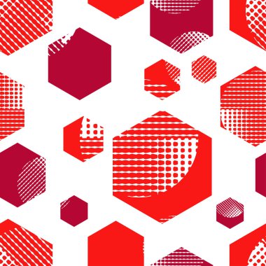 Dikişsiz soyut geometrik desen. Doku bırakır. Mozaik doku. Seramik karo, duvar kağıdı, linolyum, tekstil, ambalaj, web sayfası arka planı davetiye, için kullanılabilir.