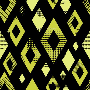 Dikişsiz soyut geometrik desen. Doku bırakır. Mozaik doku. Seramik karo, duvar kağıdı, linolyum, tekstil, ambalaj, web sayfası arka planı davetiye, için kullanılabilir.