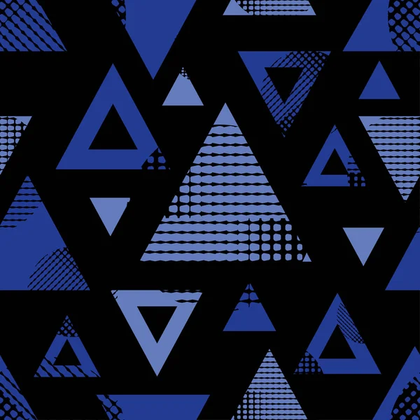 Modèle Géométrique Abstrait Sans Couture Laisse Tomber Texture Texture Mosaïque — Image vectorielle