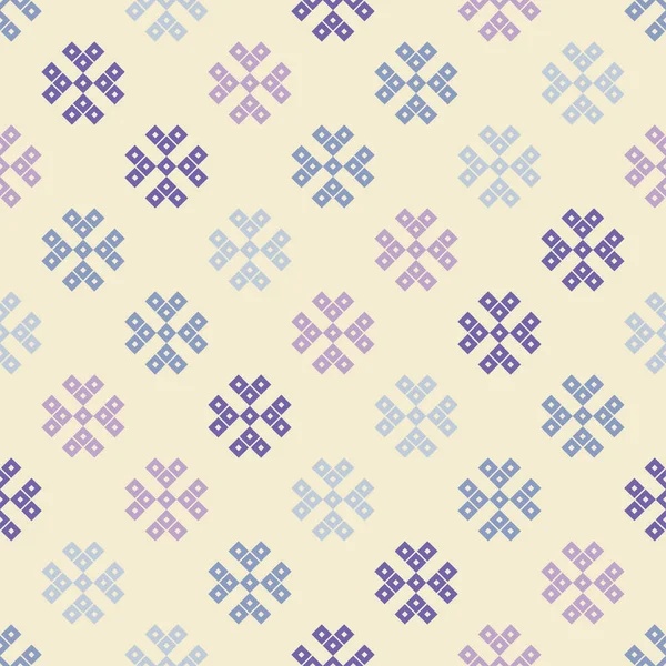 Nahtloser Vektorhintergrund Mit Dekorativen Schneeflocken Wintermuster Kann Für Tapeten Textilien — Stockvektor