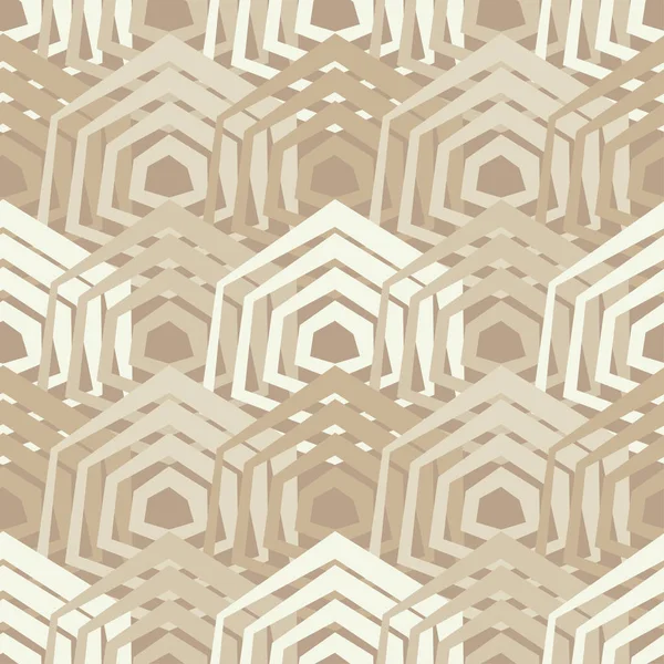 Modèle Géométrique Abstrait Sans Couture Texture Mosaïque Formes Hexagones Peut — Image vectorielle