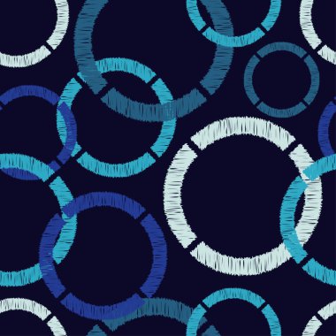 Polka dot seamless modeli. Geometrik arka plan. Nokta, daireler ve düğmeler. Duvar kağıdı, tekstil, ambalaj, web sayfası arka planı davetiye, için kullanılabilir.