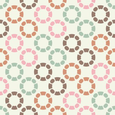 Polka dot seamless modeli. Geometrik arka plan. Nokta, daireler ve düğmeler. Duvar kağıdı, tekstil, ambalaj, web sayfası arka planı davetiye, için kullanılabilir.