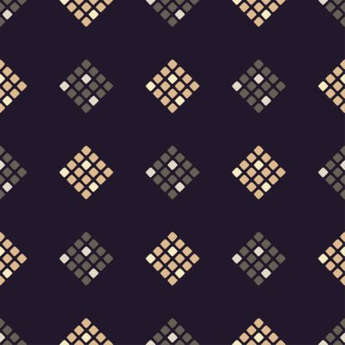 Dikişsiz soyut geometrik desen. Piksel. Mozaik doku. Çalışmaları. Kuluçkalık ver. Duvar kağıdı, tekstil, ambalaj, web sayfası arka planı davetiye, için kullanılabilir.