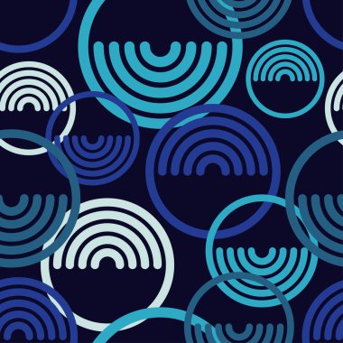 Polka dot seamless modeli. Geometrik arka plan. Nokta, daireler ve düğmeler. Duvar kağıdı, tekstil, ambalaj, web sayfası arka planı davetiye, için kullanılabilir.