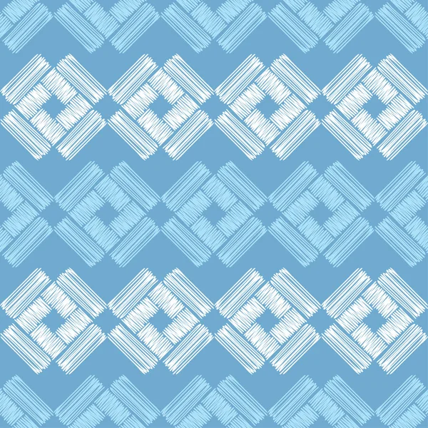Modèle Géométrique Abstrait Sans Couture Patchwork Texture Texture Mosaïque Brushwork — Image vectorielle