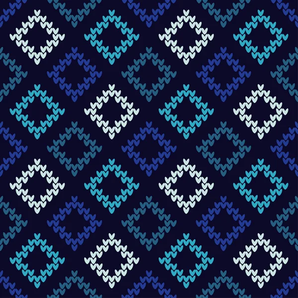 Bezszwowe Dzianiny Wzór Ciepły Sweter Drukowanie Projektowania Tkaniny Tapety Mogą — Wektor stockowy