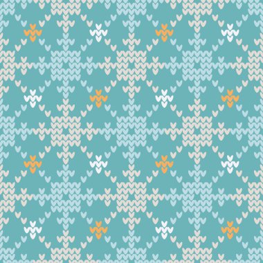 Örme Norveç kar taneleri. Sorunsuz vektör arka plan. Halk motifleri. Kış desen. Duvar kağıdı, tekstil, ambalaj, web sayfası arka planı davetiye, için kullanılabilir.