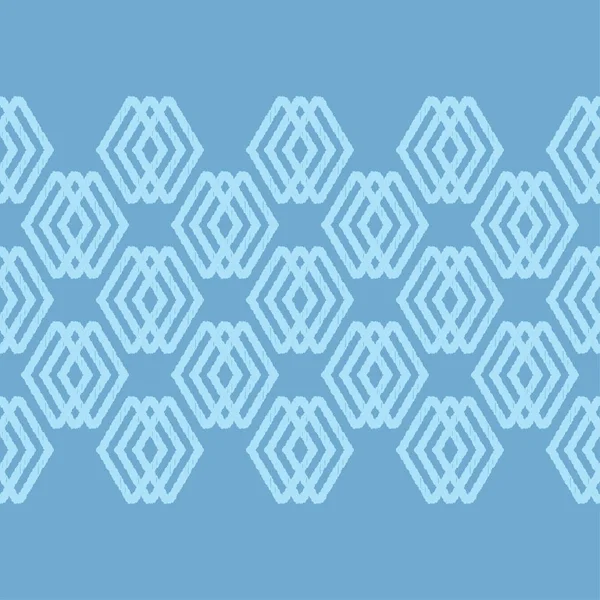 Етнічний Бохо Безшовний Візерунок Традиційний Орнамент Робота Пензлем Ручне Вилуплення — стоковий вектор