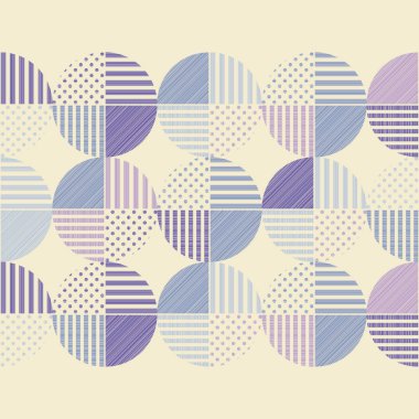 Polka dot seamless modeli. Geometrik arka plan. Nokta, daireler ve düğmeler. Duvar kağıdı, tekstil, ambalaj, web sayfası arka planı davetiye, için kullanılabilir.