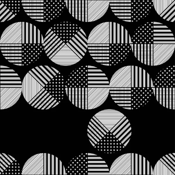 Modèle Sans Couture Pois Fond Géométrique Pois Cercles Boutons Peut — Image vectorielle