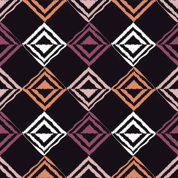 Бесшовный Абстрактный Геометрический Узор Векторный Шаблон Мозаичная Текстура Скриббл Текстура — стоковый вектор