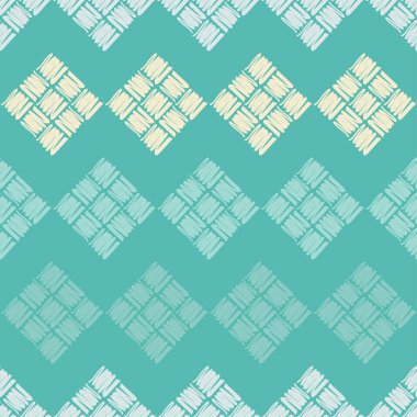 Dikişsiz soyut geometrik desen. Doku patchwork. Örgü. Vektör desen. Mozaik doku. Duvar kağıdı, tekstil, ambalaj, web sayfası arka planı davetiye, için kullanılabilir.