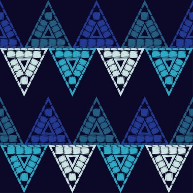 Dikişsiz soyut geometrik desen. Üçgenler. Vektör desen. Mozaik doku. Duvar kağıdı, tekstil, ambalaj, web sayfası arka planı davetiye, için kullanılabilir.