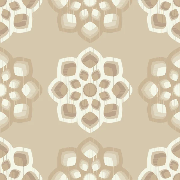 Mandala Blumenschmuck Heiliges Bild Vintage Dekorative Elemente Orientalisches Muster Vektorillustration — Stockvektor