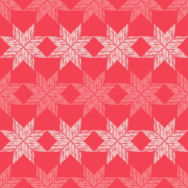 Fondo Vector Sin Costuras Con Copos Nieve Decorativos Feliz Navidad — Vector de stock