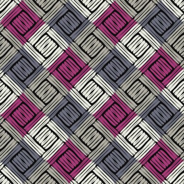Dikişsiz soyut geometrik desen. Doku karalamak. Vektör desen. Mozaik doku. Duvar kağıdı, tekstil, ambalaj, web sayfası arka planı davetiye, için kullanılabilir.