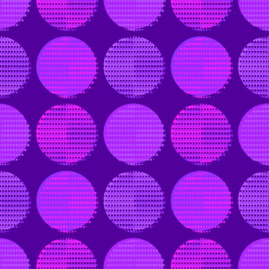 Polka dot seamless modeli. Puan. Geometrik arka plan. Nokta, daireler ve düğmeler. Duvar kağıdı, tekstil, ambalaj, web sayfası arka planı davetiye, için kullanılabilir.