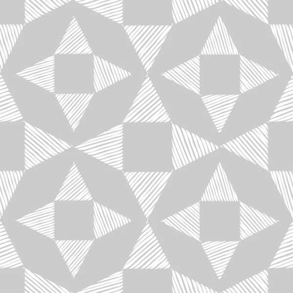 Motifs Sans Couture Mode Chiffres Triangles Rayés Fond Géométrique Vectoriel — Image vectorielle