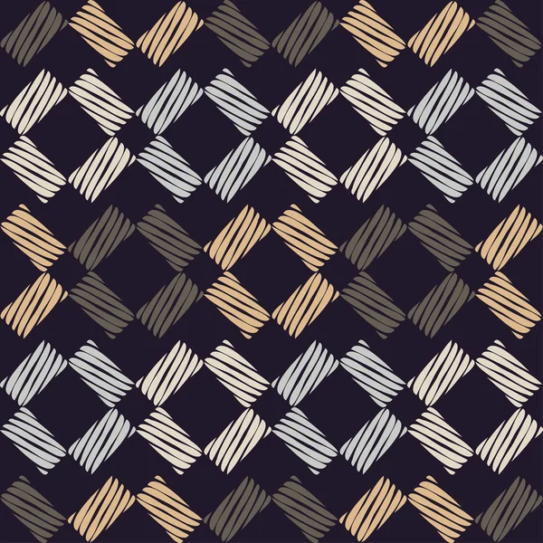 Motifs Sans Couture Mode Chiffres Strips Fond Géométrique Vectoriel Texture — Image vectorielle