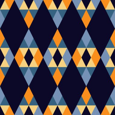 Etnik boho seamless modeli. Doku üçgenler. Geleneksel süs. Kabile desen. Halk motif. Duvar kağıdı, tekstil, ambalaj, web sayfası arka planı davetiye, için kullanılabilir.